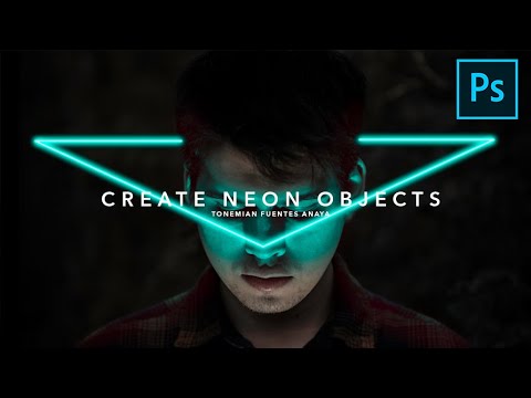 How to Create Neon Glow Effect Lights & Objects | Adobe Photoshop