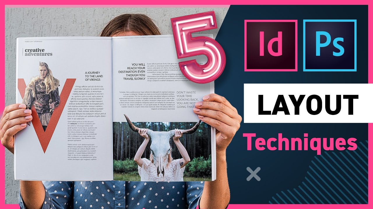 5 Creative Layout Techniques with InDesign and Photoshop
