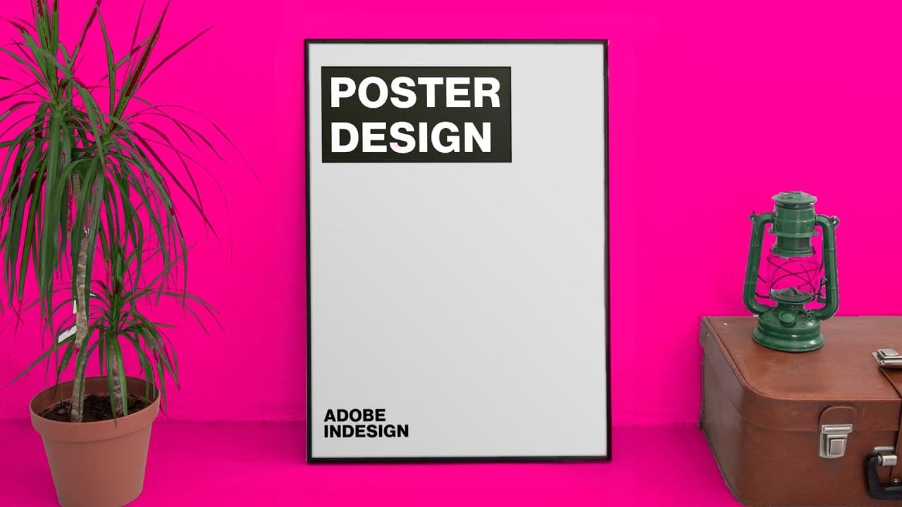 Adobe Indesign: How To Design A Modern Poster | Start To Finish