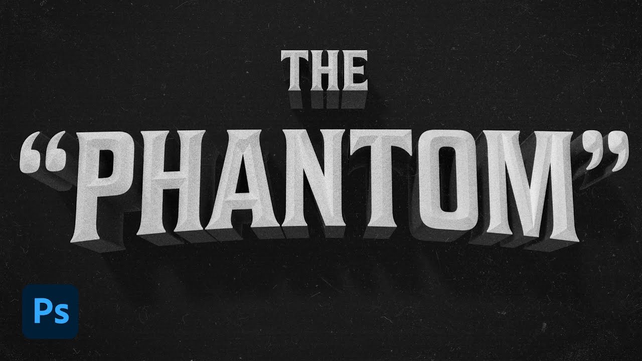 How to Create a Vintage Movie Title Text Effect in Photoshop