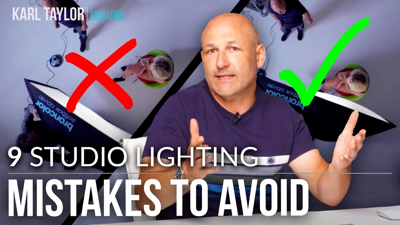 9 BIG Studio FLASH Lighting MISTAKES to AVOID!